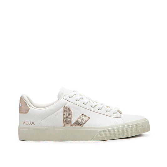 Veja WMNS Campo Chromefree Leather (White / Bronze)